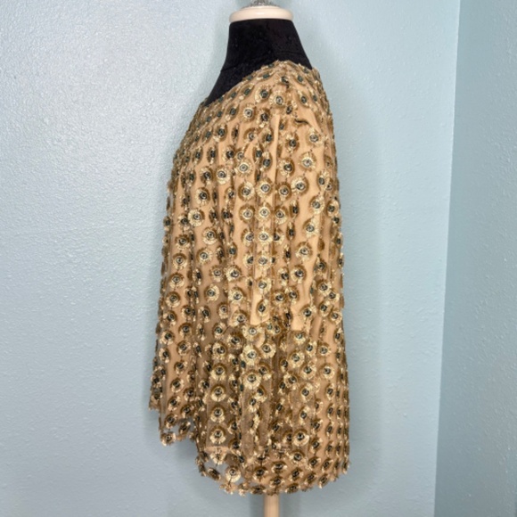 Calvin Klein Gold Blouse - Picture 2 of 13